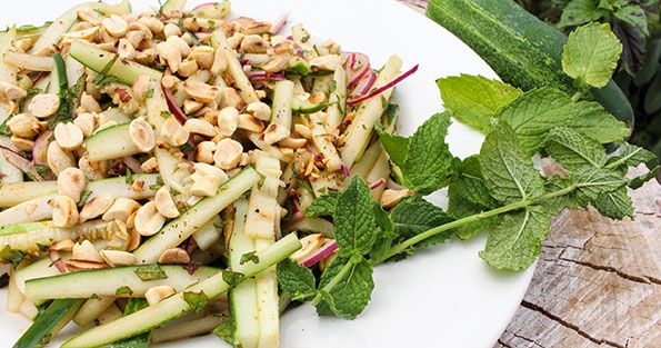 Thai Cucumber Salad Horizontal